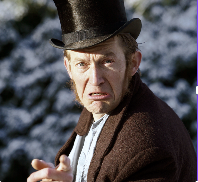 Scrooge boeken, kerst entertainment boeken, kerstborrel organiseren